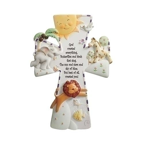 Roman 46547 "God Created Everything" 7" Wall Cross