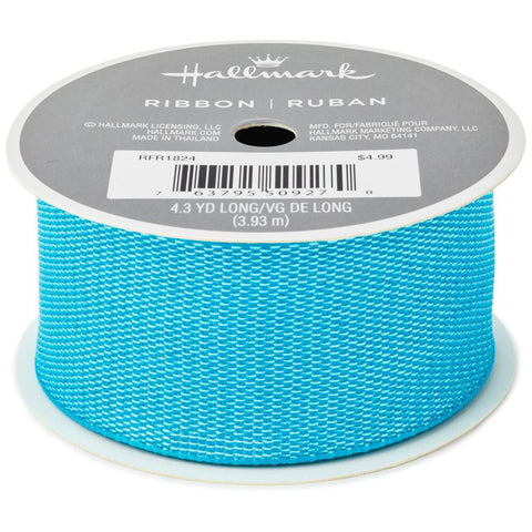 Hallmark Turquoise Metallic Ribbon