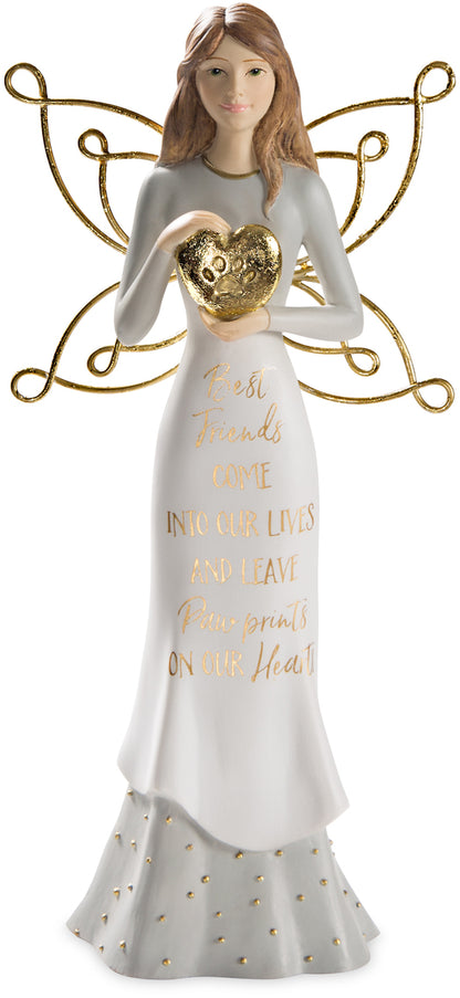 Pavilion 22203 Best Friends Come Our Lives and Leave Paw Prints 7.5 Inch in Memory of Pet