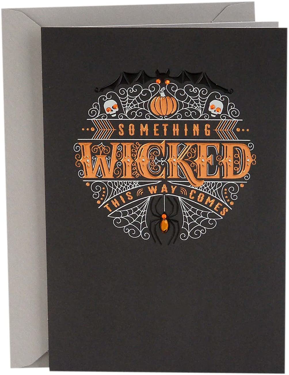 Hallmark Signature IEH3365 Something Wicked This Way Comes Halloween Card