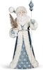 Roman 133166 Blue Santa with Staff and White Relief Details, 22.5 inch, Multicolor
