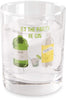 Pavilion 74871 Pavilion-Let The Party Be Gin-11 oz Low Ball 11 oz Rocks Glass, Green