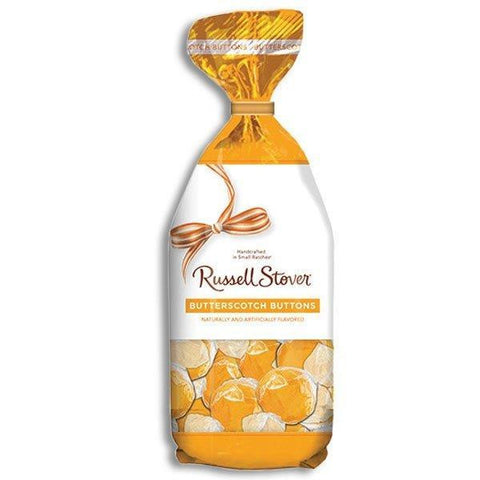 Russell Stover 0875P Butterscotch Buttons Hard Candies 12 oz Bag