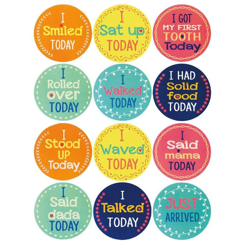 Evergreen Enterprises 7BS025 My First Moments Belly Stickers - Set of 12