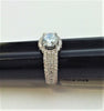 R.S. Covenant 6044 Round Halo Cz Circle Ring With Triple Cz Sides Size 5 (RSC-026)