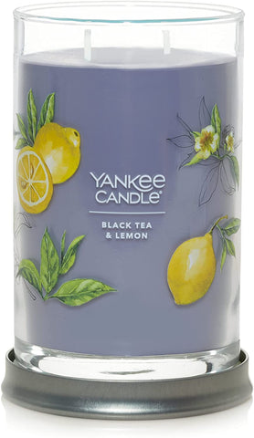 Yankee Candle 1630046 Black Tea & Lemon Signature Large Tumbler Candle
