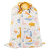 Hallmark EGB7167 Pastel Animals Large 28" Fabric Gift Bag With Tag