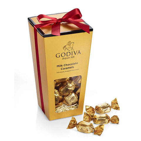 Godiva 13704 Chocolatier Assorted Chocolate Caramel Gift Bucket Box, 30 pc.