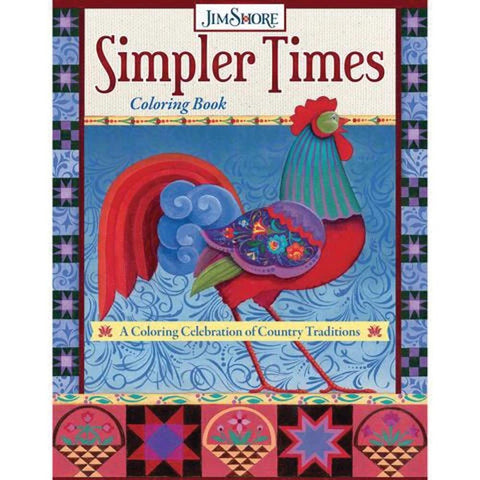 Enesco 50999 Simpler Times Coloring Book: A Coloring Celebration of Country Traditions (Design Origi