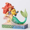 Enesco 4054274 Jim Shore Disney “The Little Mermaid” Ariel with Flounder Stone Resin 5.25”