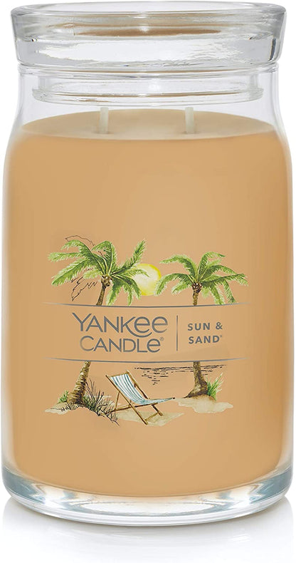 Yankee Candle 1629965 Sun & Sand Signature Large Jar Candle