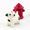 Design Imports 90187 Dog and Fire Hydrant Ceramic Salt & Pepper Shakers