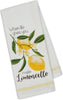 Design Imports 90847 Limoncello Lemons Citrus Cotton Dish Towel - 18" x 28"