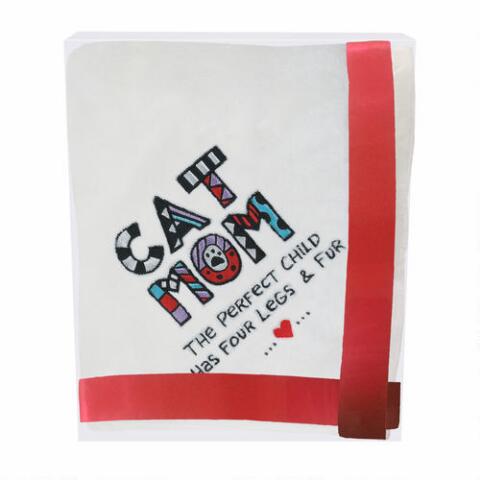 Enesco ND6009258 Cuppa Doodle Cat Mom Blanket