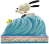 Enesco 6010114 Jim Shore Peanuts Snoopy & Woodstock Surfing