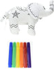 Ganz H13713 Elephant Coloring Kit (7 Piece)