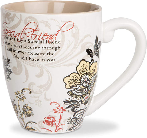 Pavilion Gift 66140 Mark My Words Special Friend Mug, 4-3/4-Inch, 20-Ounce Capacity