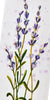 Flatyz D22010 Hand Painted Flat Candle Unscented, Dripless, Smokeless Lavender Sprigs