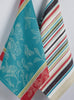 Design Imports 750395 Botanical Garden Dish Towels - Set of 2 - Jacquard - Bloom Stripe
