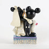 Enesco 4033282 Jim Shore Disney Mickey and Minnie Mouse Cake Topper Stone Resin 6.5�