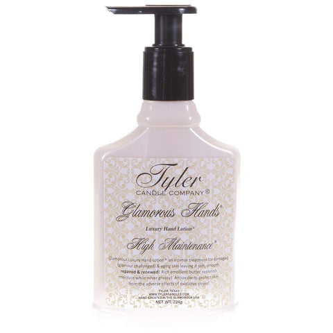 Tyler Candle 95054 HIGH Maintenance Tyler Hand Lotion - Glamorous Personal Care Products
