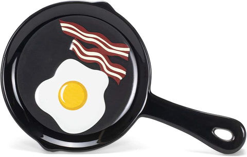 Design Imports 750651 Bacon and Eggs Spoon Rest Ceramic 8 3/4" Long