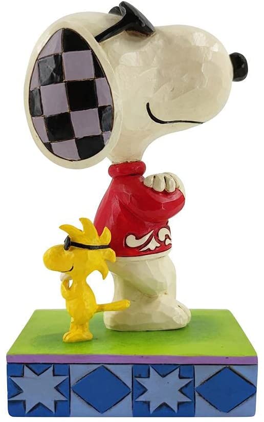 Enesco 6010115 Jim Shore Peanuts Joe Cool & Woodstock back