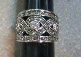 R. S. Covenant 817 Marcasite CZ Ring Size 10