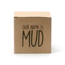 Enesco 6001229 Our Name Is Mud Dog Father Stoneware Mug, 16 oz, Red