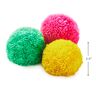 Hallmark 2 1/2" Lime/Fuchsia/Yellow Yarn Pom-Pom Gift Bows 3-Pack