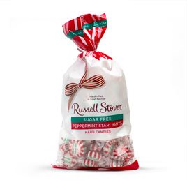 Russell Stover 9812 Sugar Free Starlight Mints Hard Candies 12 oz Bag
