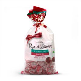 Russell Stover 9817 Sugar Free Cherry Hard Candies 12 oz Bag