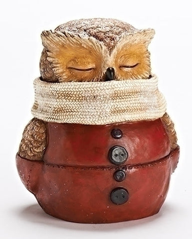 Roman Inc 32792 8.5'' Dressed Owl Fig