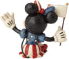Enesco 4056744 Jim Shore Patriotic Minnie Mouse Miniature, 3.125 Inch, Multicolor