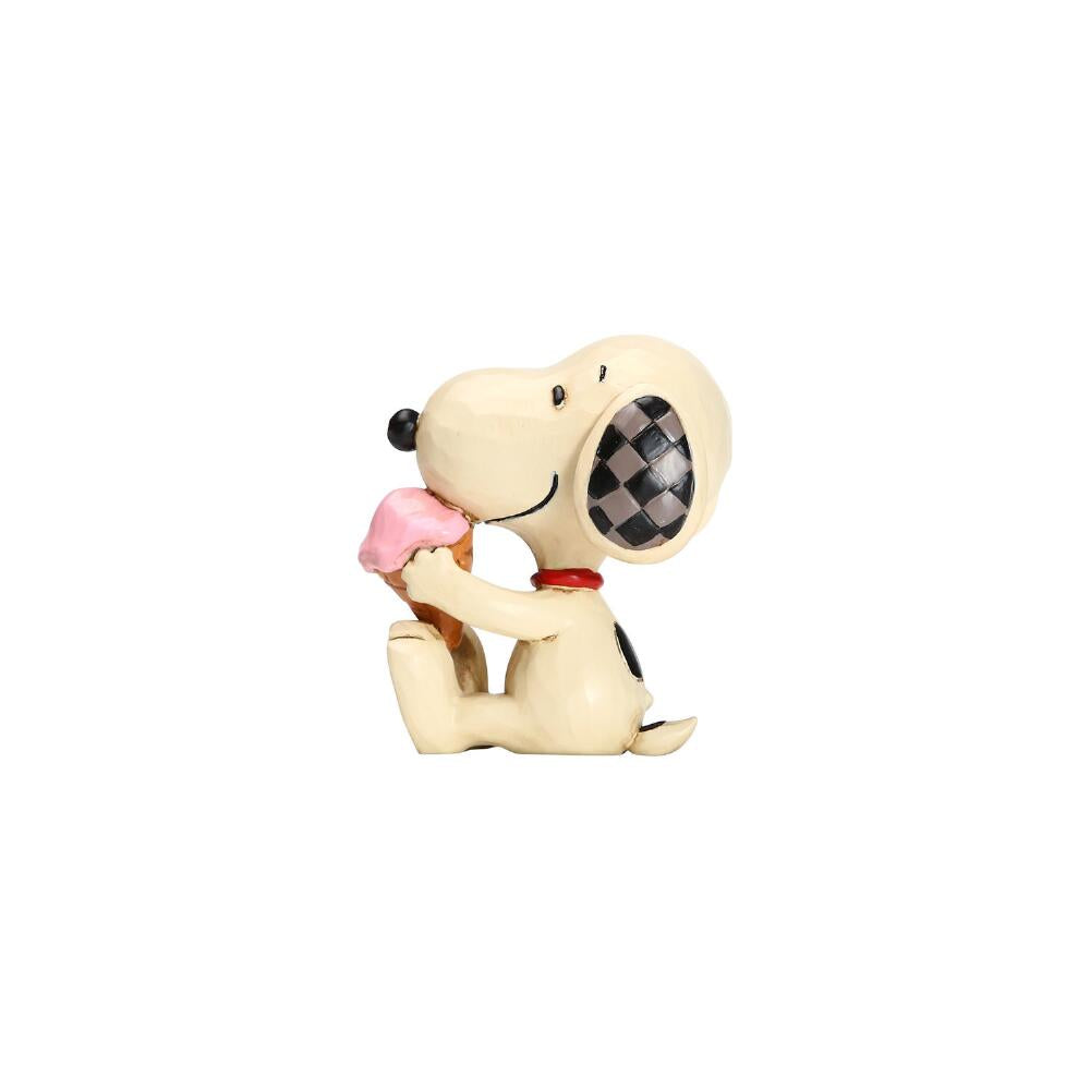 Enesco 6005953 Peanuts by Jim Shore Mini Snoopy with Ice Cream