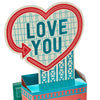 Hallmark Paper Wonder Love You City Scene 3D Pop Up Love Card