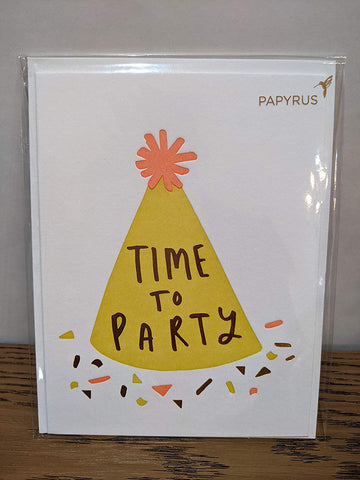 Papyrus It's Time To Party Card