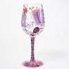 Enesco 21st Birthday Wine Glass Lolita