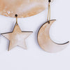 2 Piece Islam Ramadan Eid Hanging Moon Star Lantern Pendant Ornament Decoration