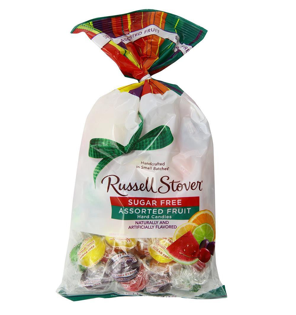 Russell Stover 9810P Sugar Free Assorted Fruit Hard Candies 12 oz Bag