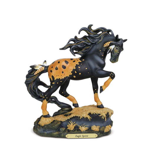 Enesco 6002103 Trail of Painted Ponies �Eagle Spirit, 9� Stone Resin 9", Multicolor