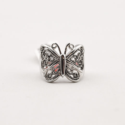 R. S. Covenant 1759 Women's Marcasite Butterfly Ring SZ 7