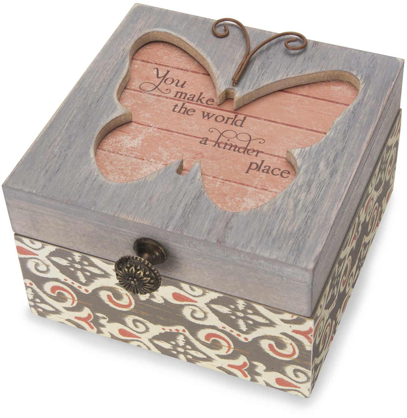 Pavilion 41102 Simple Spirits  Patterned Butterfly Someone Special Jewelry Box