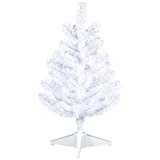 Hallmark QSB6254 Miniature Keepsake White Christmas Ornament Tree, 18"