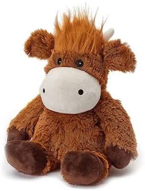 Intelex CP-COW-4 Warmies French Lavender Scented Cozy Microwavable Highland Horned Cow