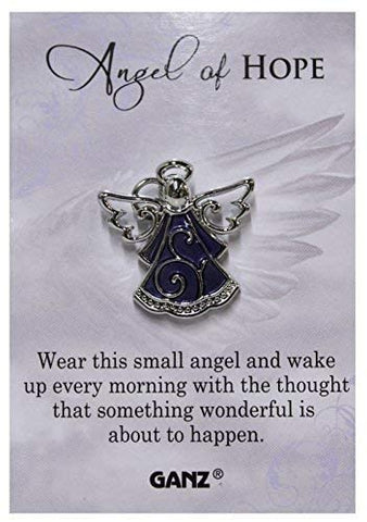 Ganz ER35575 Angel of Hope Tac Pin with Story Card