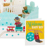Welcome Baby Boy 3D Pop-Up New Baby Card