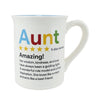 Enesco 6012558 Our Name Is Mud AUNT 5 STAR REVIEW MUG