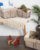 Design Imports Z015 Farmhouse Chicken Wire Storage Baskets with Liner, Assorted Set, Natural 3 Piece
