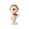 Enesco 6001295 Jim Shore Peanuts Snoopy Flying Ace Miniature 3 Inch, Multicolor
